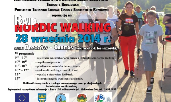 Rajd Nordic Walking 28 września 2014r.