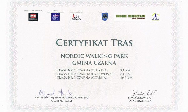Nordic Walking Park „Gmina Czarna” – zapraszamy na trasy!