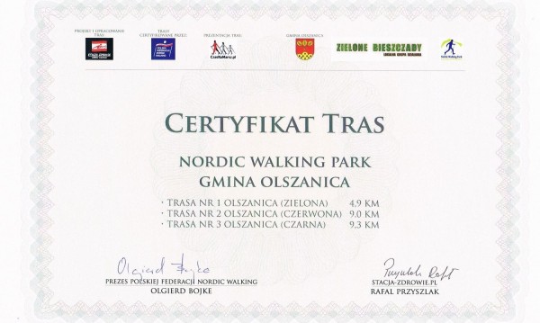 Nordic Walking Park „Gmina Olszanica” – zapraszamy na trasy!